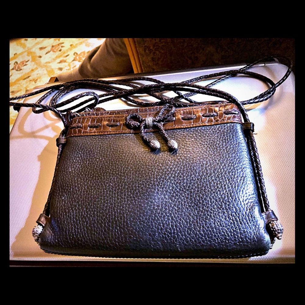 Brighton Leather Crossbody Handbag Organizer